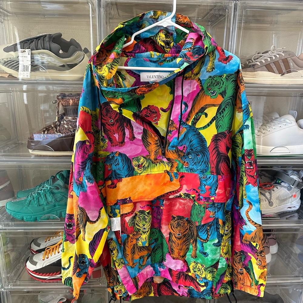 Limited Edition Valentino casual polyamide jacket.